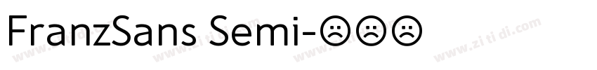 FranzSans Semi字体转换